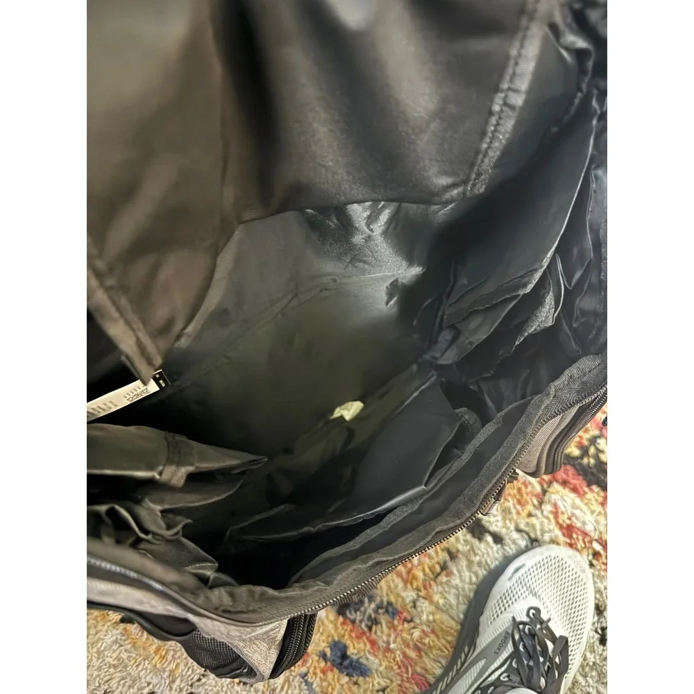 MIER Gym Backpack 40L Basketball Soccer Bag with Ball Compartment Gray Black